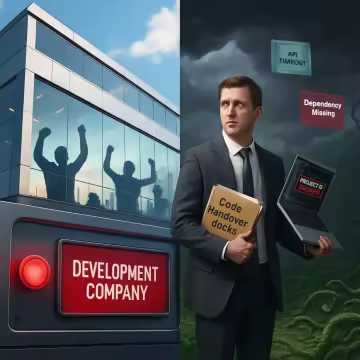 Client was ditched by a dev company and left to the wild case study